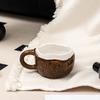 280ml  Porcelain Coffee Cup Design Style Cup For Kitchen Breakfast decoration