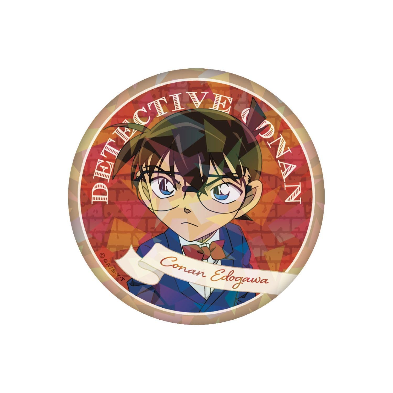 

Toshin Pack Detective Conan Hologram Can Badge Frame Edogawa (Mystery Conan) CO-CB191