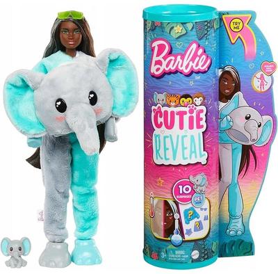Barbie Cutie Reveal Puppe Elefant Serie Dschungel
