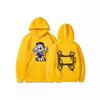 New animation inorganic killer cartoon printed sweater autumn and winter men's and women's long-sleeved jacket hoodie