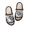 Health Salad Flocked Made In Health Slippers Japanese Shoe Sandals, Bowl, Flower, Japan, Women's (White, Sizes, Adult, Alphabet, Medium)