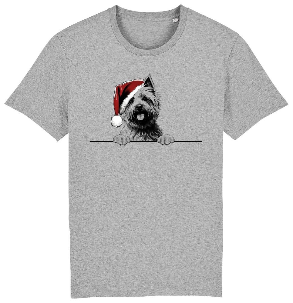 CAIRN TERRIER Christmas Dog T-Shirt Mens Womens Kids Dogs Clothing Puppy Animal