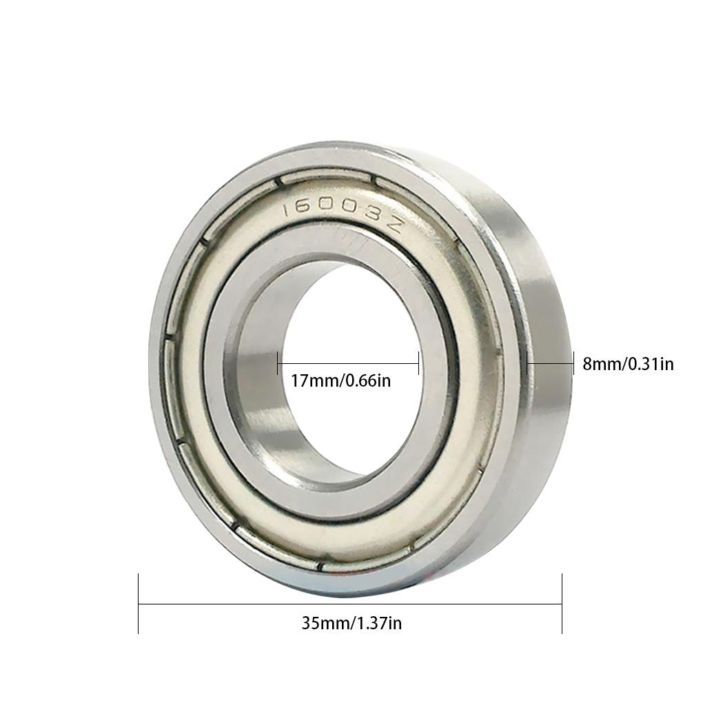 10pcs Electric Motor Ball Bearing Deep Grooves Double Bearing