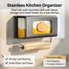 Strong Load Bearing Paper Towel Dispenser Easy Access Wet Wipes Storage Rack  Household