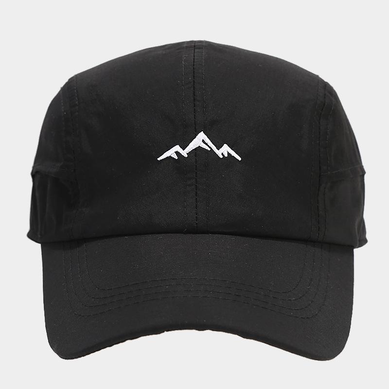 Spring Mountain Embroidery Simple Quick Drying Duckbill Cap for Men Women Outdoor Jungle Exploration Hiking Breathable Baseball Cap