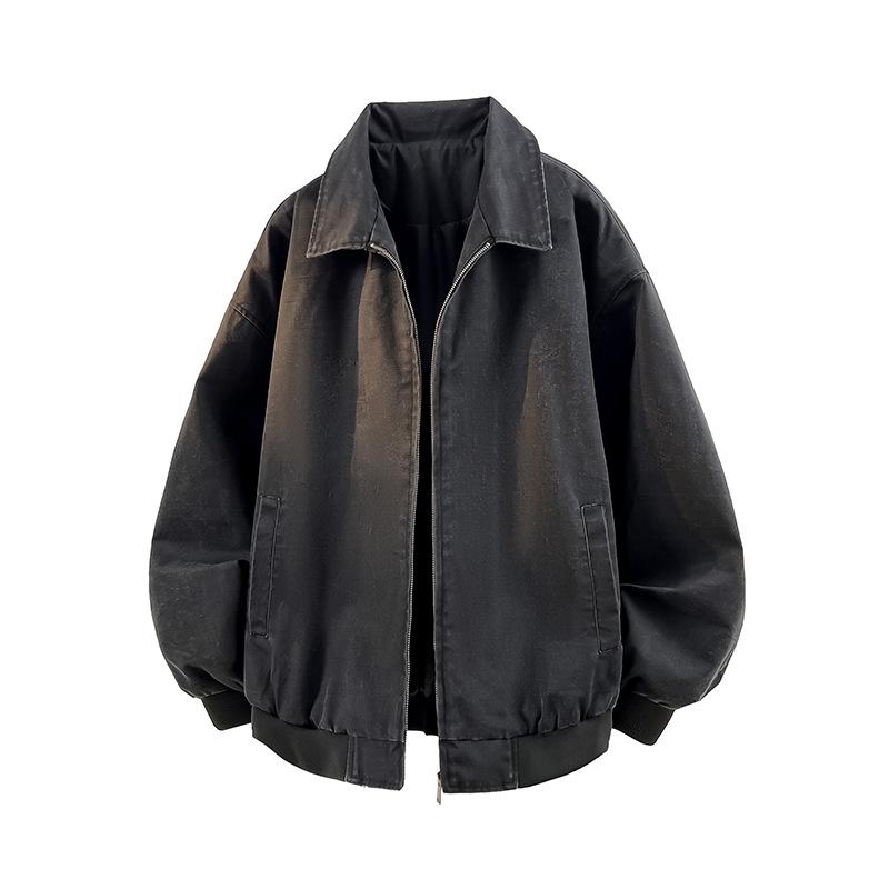 Модная мужская ветровка в японском и гонконгском стиле с воротником, весна 2026 S