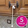 5pcs Child-proof Baby Safety Lock No Drilling Child Safety Cabinet Latches Home Safety Strap