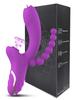 3 In 1 Clit Sucker Dildo Vibrator for Women Clitoris G Spot Tongue Licking Vacuum Stimulator Adult Goods for Female Sex Toys