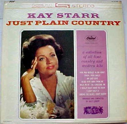 LP Record KAY STARR - Just Plain Country ST81795 Capitol Records 1962 US Country/Folk Used