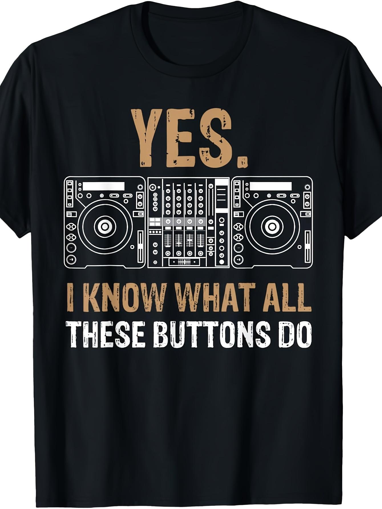 Funny DJ Graphic T-shirt -  Yeah XXL