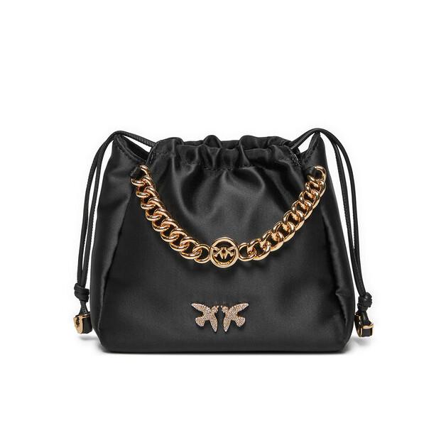 Pinko Atalanta Pouch . AI 24-25 PLTT 103534 A1WB Black