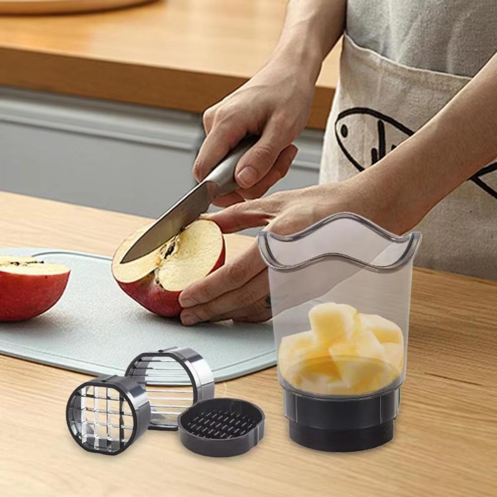 Hand Press Vegetable Fruit Slicer Manual Fruit Dicer Multifunctional Strawberry Slicing Cup  Kids