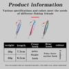 5Pcs 30g40g Slow Fall Pitch Fishing Lures Metal Flat Fishing Jigs Sinking Jigging Bait for