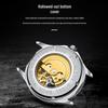 Men's Automatic Luminous Waterproof Hollow Mechanical Watch