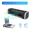 Laptop Tablet Phone Power Cooler External USB Cooling Fan with Adjustable Stand