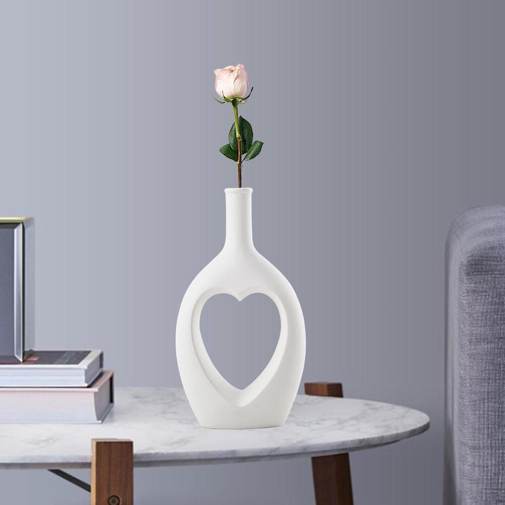 Nordic Ceramic Flower Vase Pot Centerpiece Crafts for Home Entryway