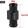 18mm Water Temp Adapter, Keenso Aluminum Temperature Gauge Adapter Joint Pipe Radiator Adaptor with 2 Clamps