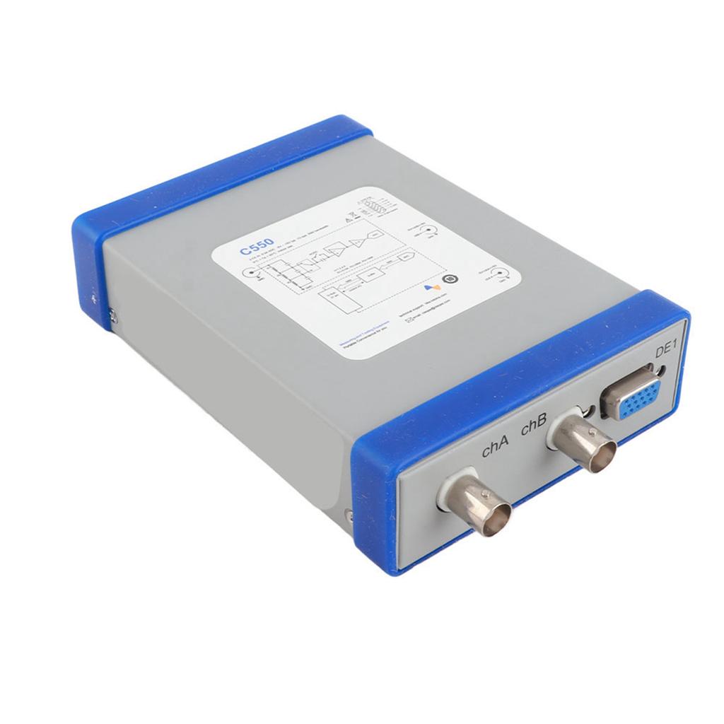 Digital Virtual Oscilloscope Double Channel PC 50MHz Bandwidth 1G with Probe USB Cable