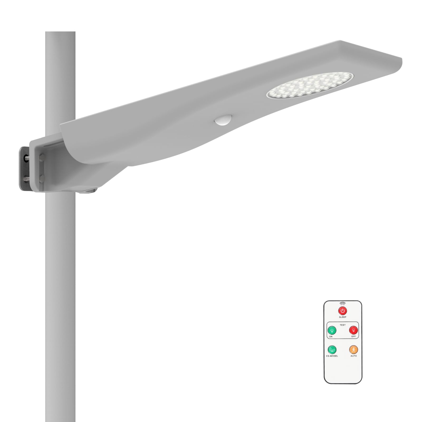 

Grecare Outdoor with Motion 2000lm to 100W mercury 5700K 64Wh LiFePo4 6 Days Without IP65 Heavy Salt Automatic Integrated Ideal for Security Lighting сірий колір