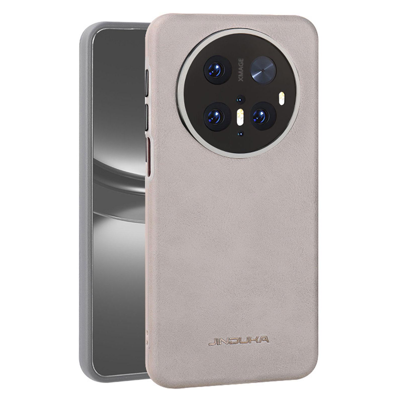 

Винтажный чехол из гладкой зернистой кожи для Huawei Mate 60 70 Pro+ Plus, магнитная обложка, бизнес, для беспроводной зарядки Magsafe, с подставкой Huawei Mate 70 Pro серый