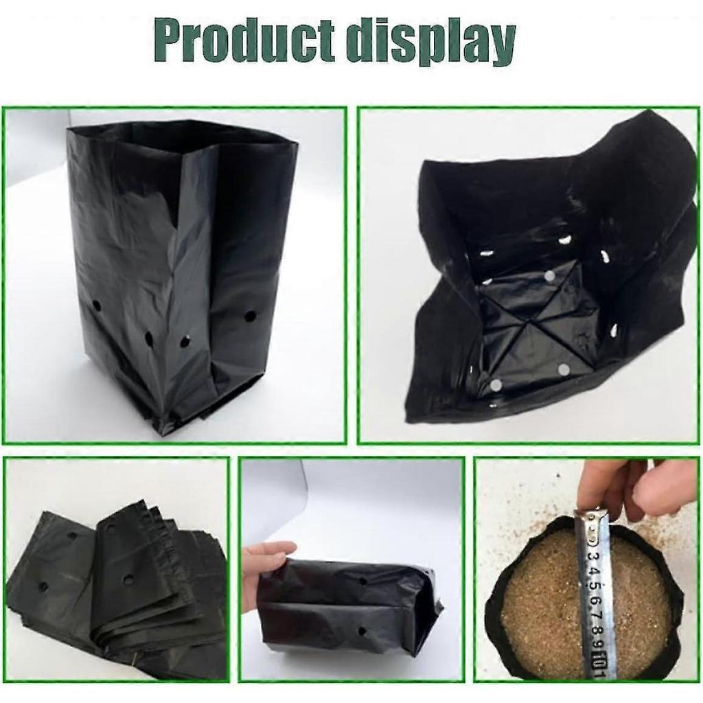 Seedling Bag, Plastic Nursery Bags, Seedling Bag Plastic Nursery Bag Plant Grow Bag 200pcs - Ya