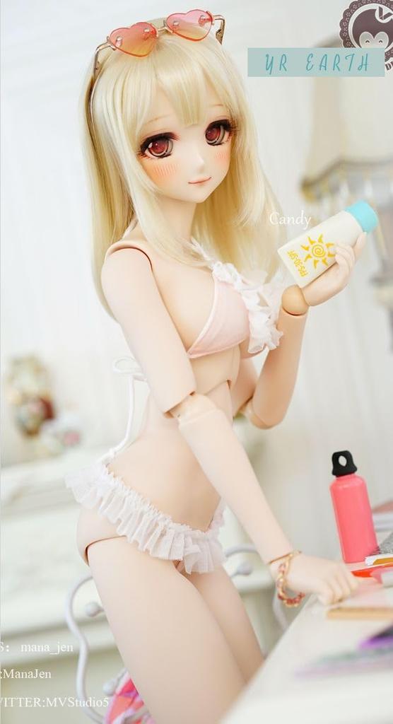 Doll Costume Frill Bikini Lingerie Compatible with Dolls ST213 1/3