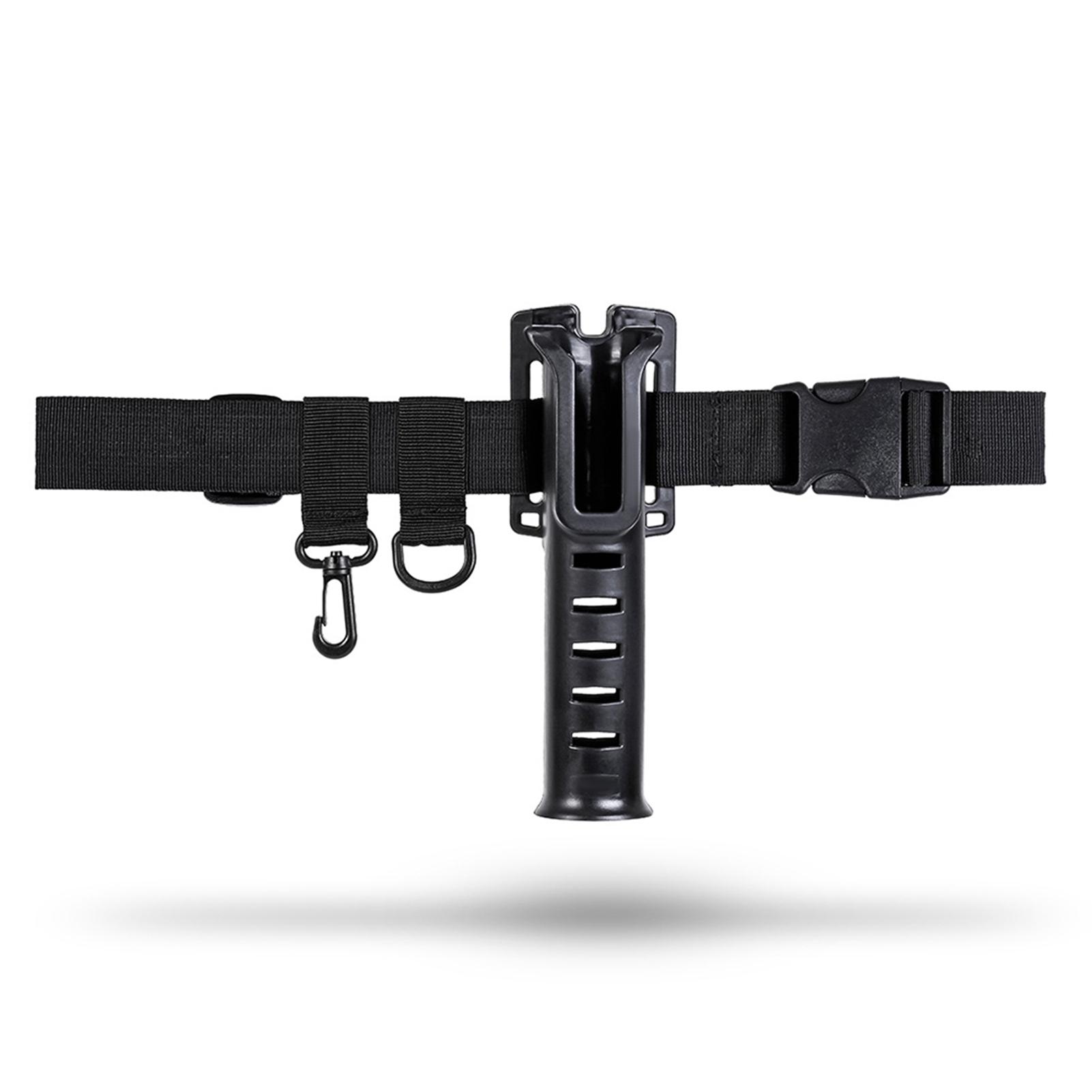 

Fishing Waist Rod Holder Belt Outdoor Fishing Rod Pole Holder for Spinning and Casting Rods чёрный