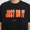 Nike T Shirts Unisex Black Crew Neck Moderate IV5617-010