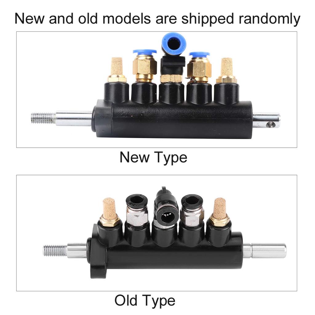 Reifenluftsteuerventil, Fußpedalventil, Fußsteuerluftventil, 2-teiliger Schalldämpfer für Reifenmontiermaschine