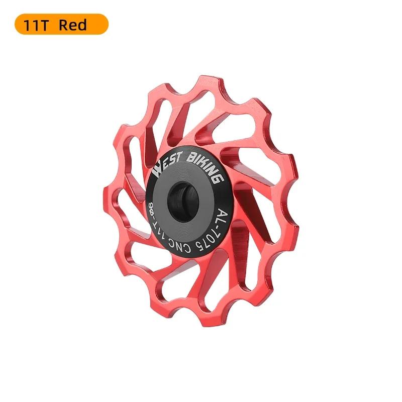 1 PZ 11T/13T Cuscinetto Ceramico Leggero Ruote Puleggia Cambio Posteriore Bicicletta da Strada per Deragliatore Posteriore MTB Puleggia CNC