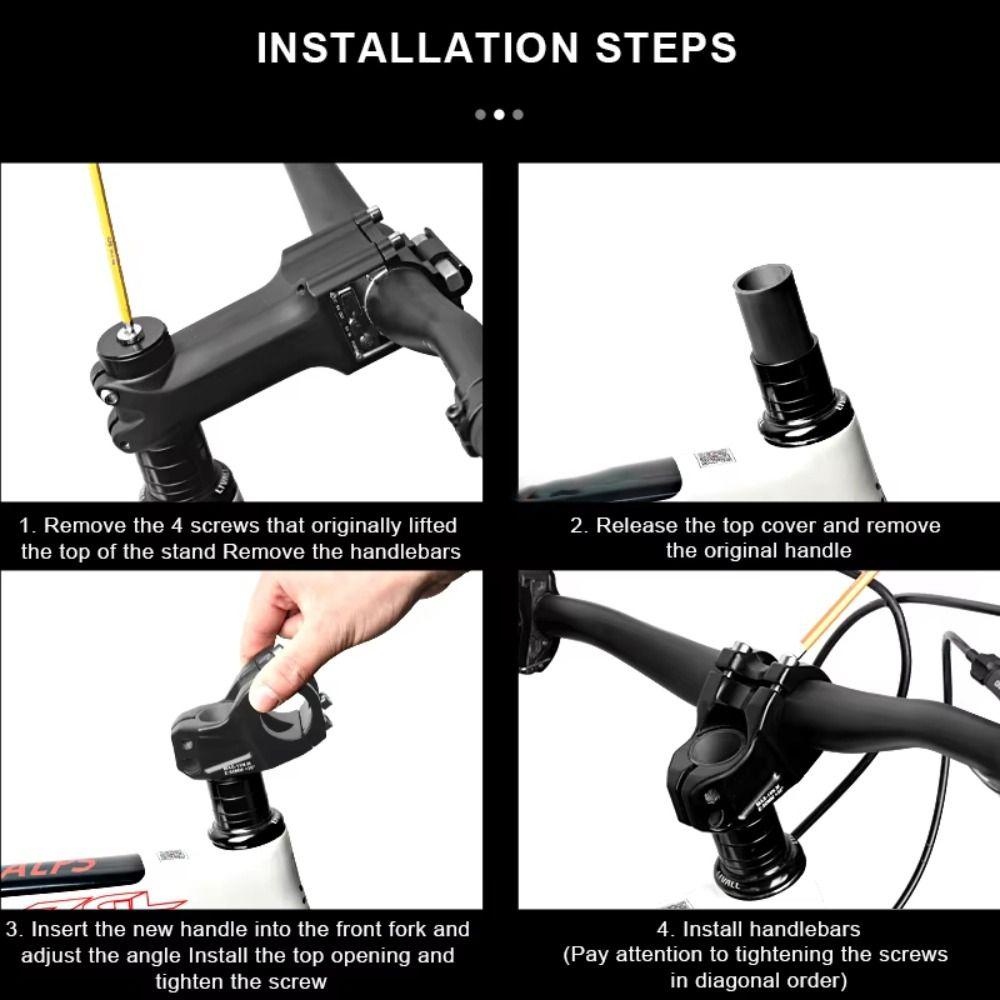 Durable Front Fork Stem 31.8mm Handlebar Parts Cycling Accessories Mountain Bike Stem  Road Bike