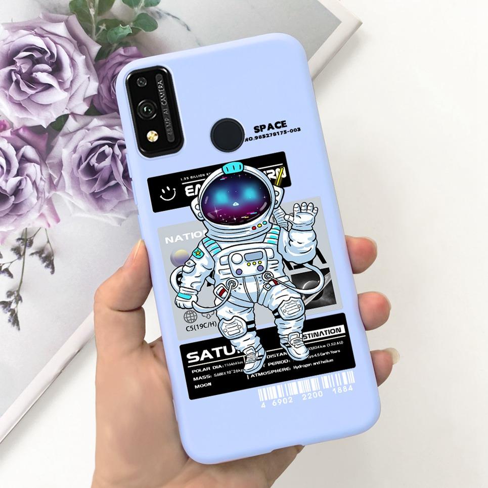 Soft Silicone Cases For Huawei Honor 9X lite Case JSN-L21 JSN-L22 JSN-L23 Coque Fundas Luxury Design Pattern Soft Silicone Etui