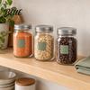 Weithals-Einmachgläser zum Einkochen Glasbehälter mit luftdichtem Deckel Wiederverwendbar Klar Behälter für hausgemachte Marmelade Einfache Reinigung Lagerung Lebensmittel und Fermentation