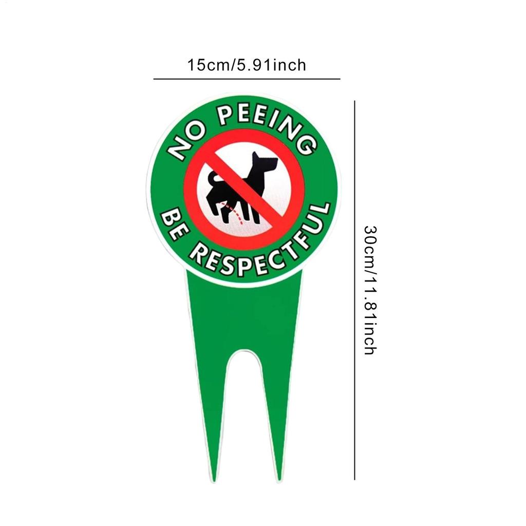 Dog Pee Signs/No Dog Pee Lawn Signs/Yard Stop Dogs from Peeing on Your Lawn /No Pooping Dog Sign/Dog Sign With Stake