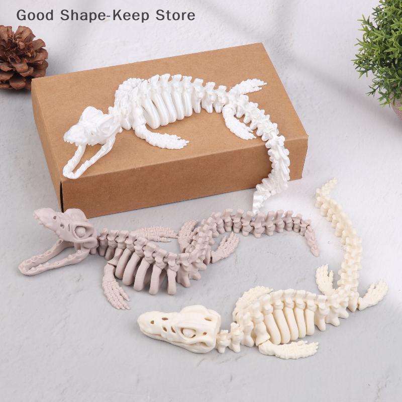Premium Mosasaurus Dinosaur Skeleton Model, Ideal Replica for Aquarium and Fish Tank Decoration