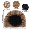 Versatile Soft Lace Curling Hat Polyester Breathable Elastic Curly Hair Hat Solid Color Dome Mesh Lace Pullover Cap Headgear