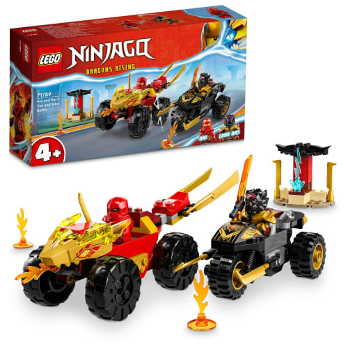 

LEGO Ninjago Kai and Raz Speed Chase Игрушка Подарок на день рождения Блок Образовательный Рождество Мальчики Девочки Дети 4 года 5 лет 6 лет Batt