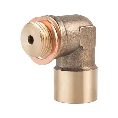 90 Degree Oxygen Sensor Adapter Brass Elbow Fitting 1.5