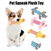 Fit for All Pets Dog Cat Fleece Toys Popular Squeak Chew Sound Dolls Elephant Duck Pig Pet Funny Plush Toys
