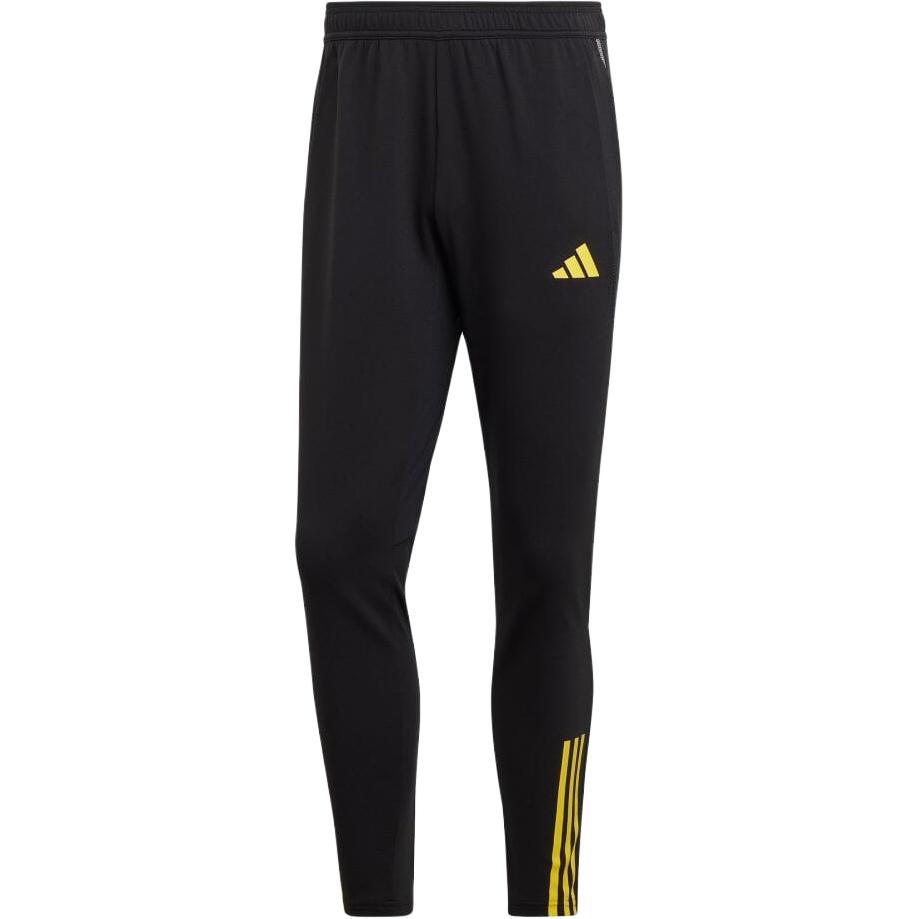 

Adidas High Waist Logo Pants With Zipper Cuffs Men Pants Black HU1317 XS
