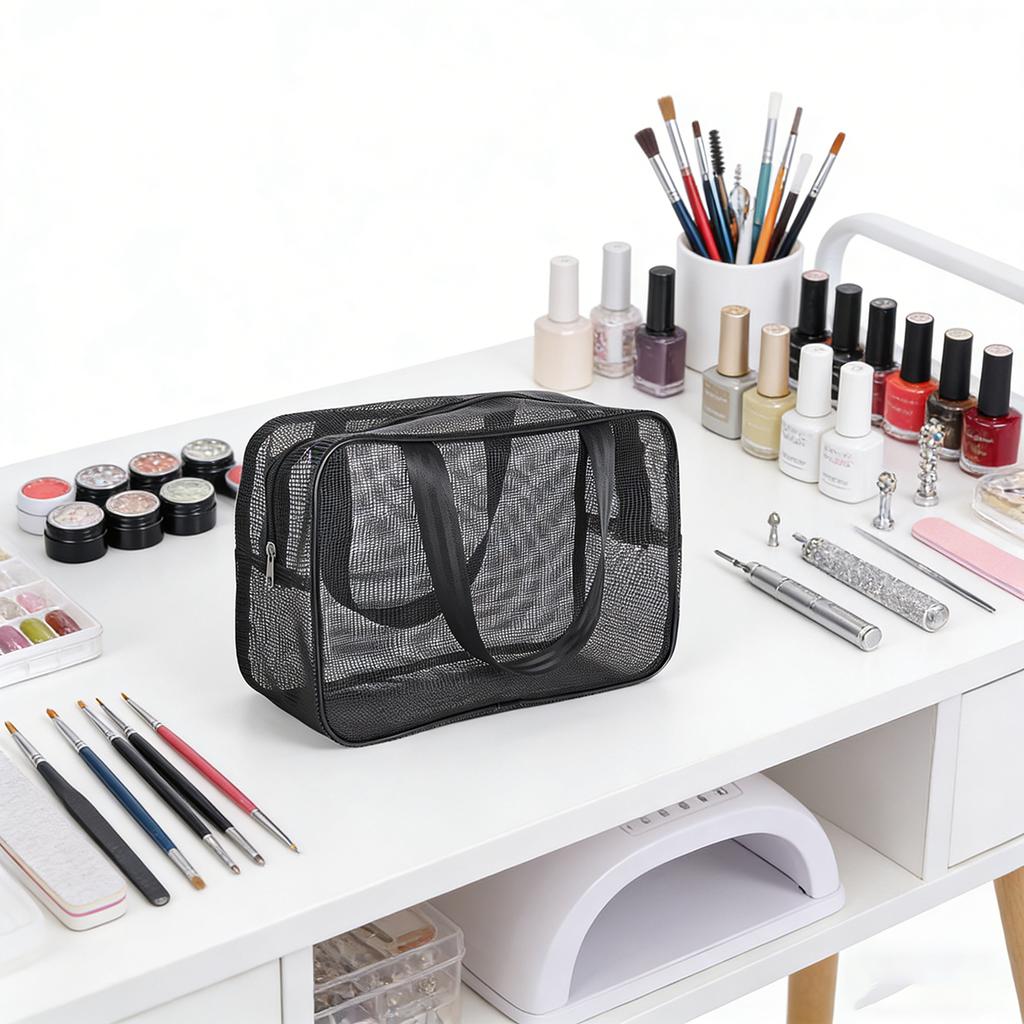 Tote Bag Cosmetic Storage Bag Multifunctional Shower Bag Large Capacity Portable Toiletry Organizer nail artist bag, beauty kit 