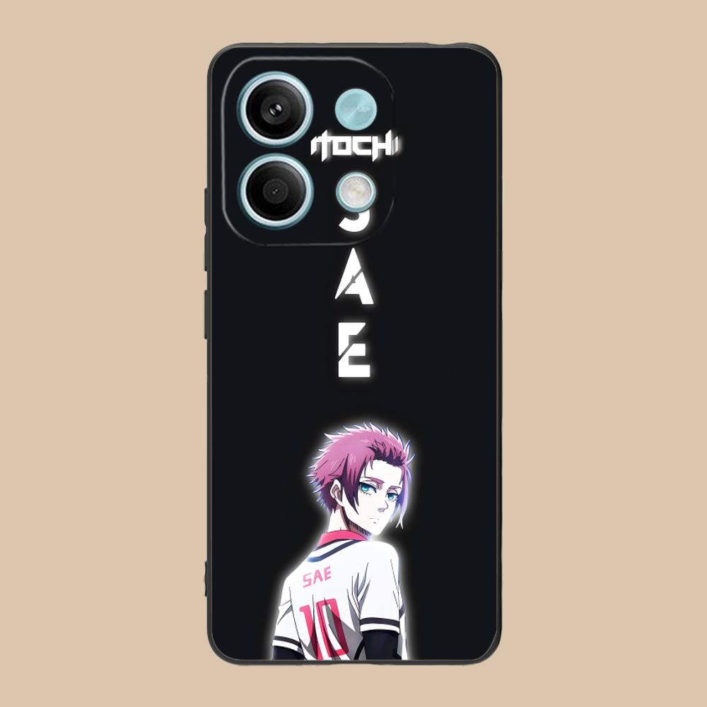Blue Lock Itoshi sae Phone Case for POCO M7 M6 M5 M4 M3 X7 X6 X5 X4 X3 Pro GT 5G Colorful Printing Cover Luxury Pretty Cover