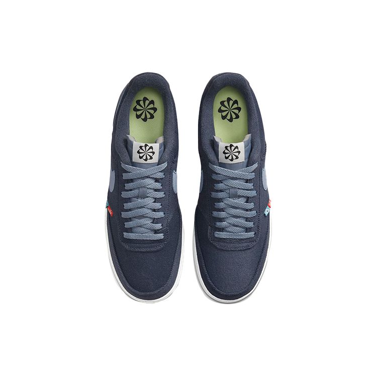 Nike Court Vision Low Next Nature Thunder Blue Men Sneakers Summit-White Barely-Volt Ashen-Slate DM0836-400