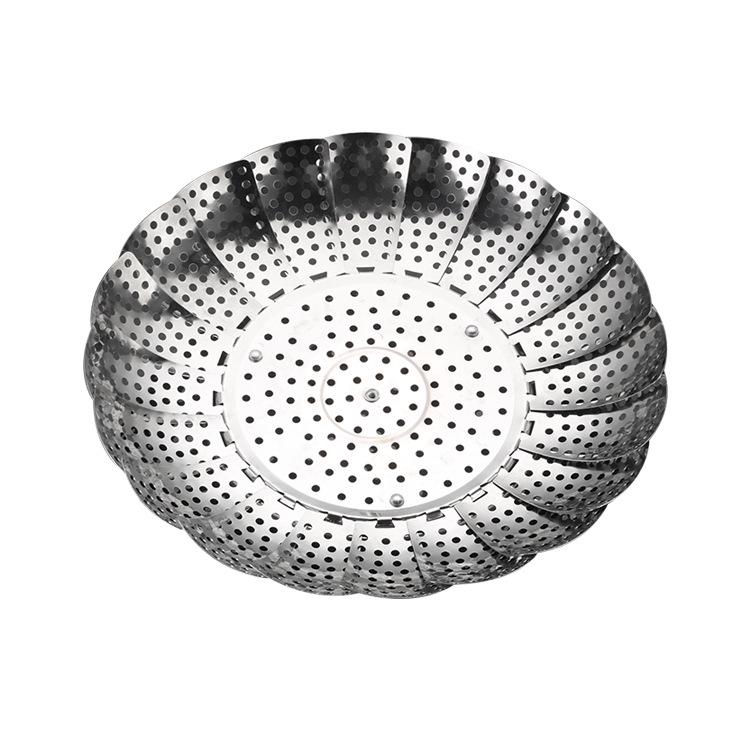 Stainless Steel Folding Steamer Basket Tray