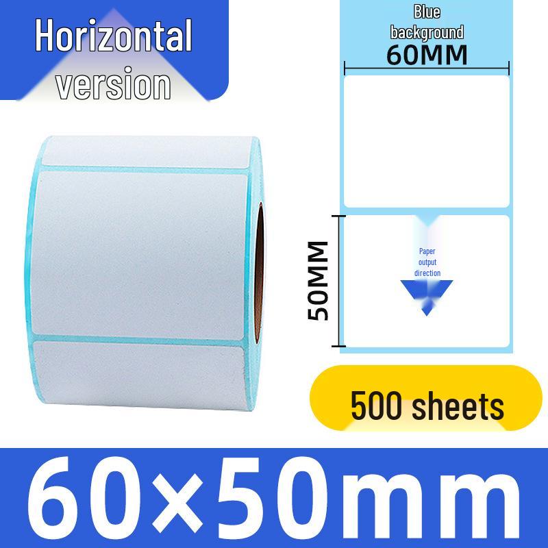 Durable 100x100 Self-Adhesive Thermal Label Paper for Supermarket Barcodes & Express Waybills