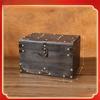 Organizer Wooden Vintage Box With Latch For Desktop Storage Decoration Gift