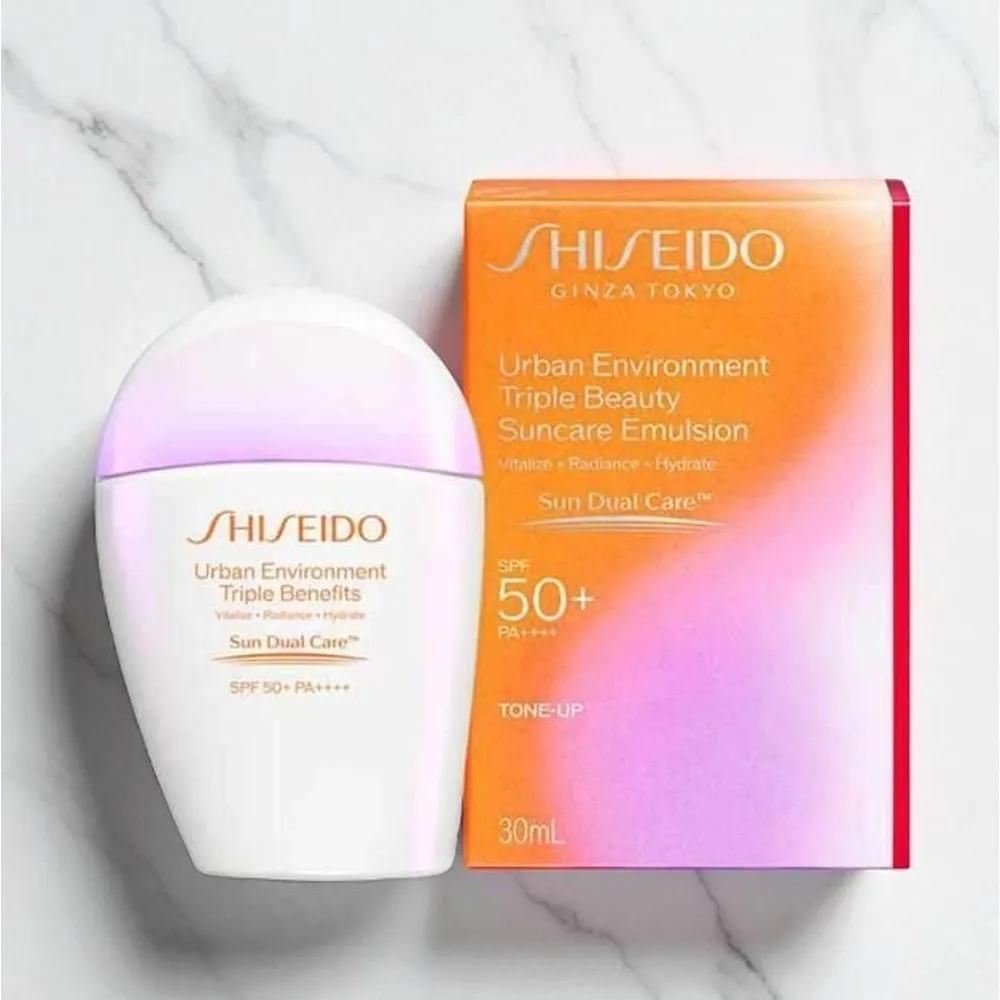 Shiseido Urban Environment Triple Beauty Sun Care Emulsion SPF50+ 30ml
