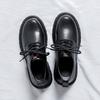 British Style Fashionable Work Shoes Men's Genuine Leather Shoes Thick Soles Wear-resistant Men's Oxford Shoes Elevated Design
