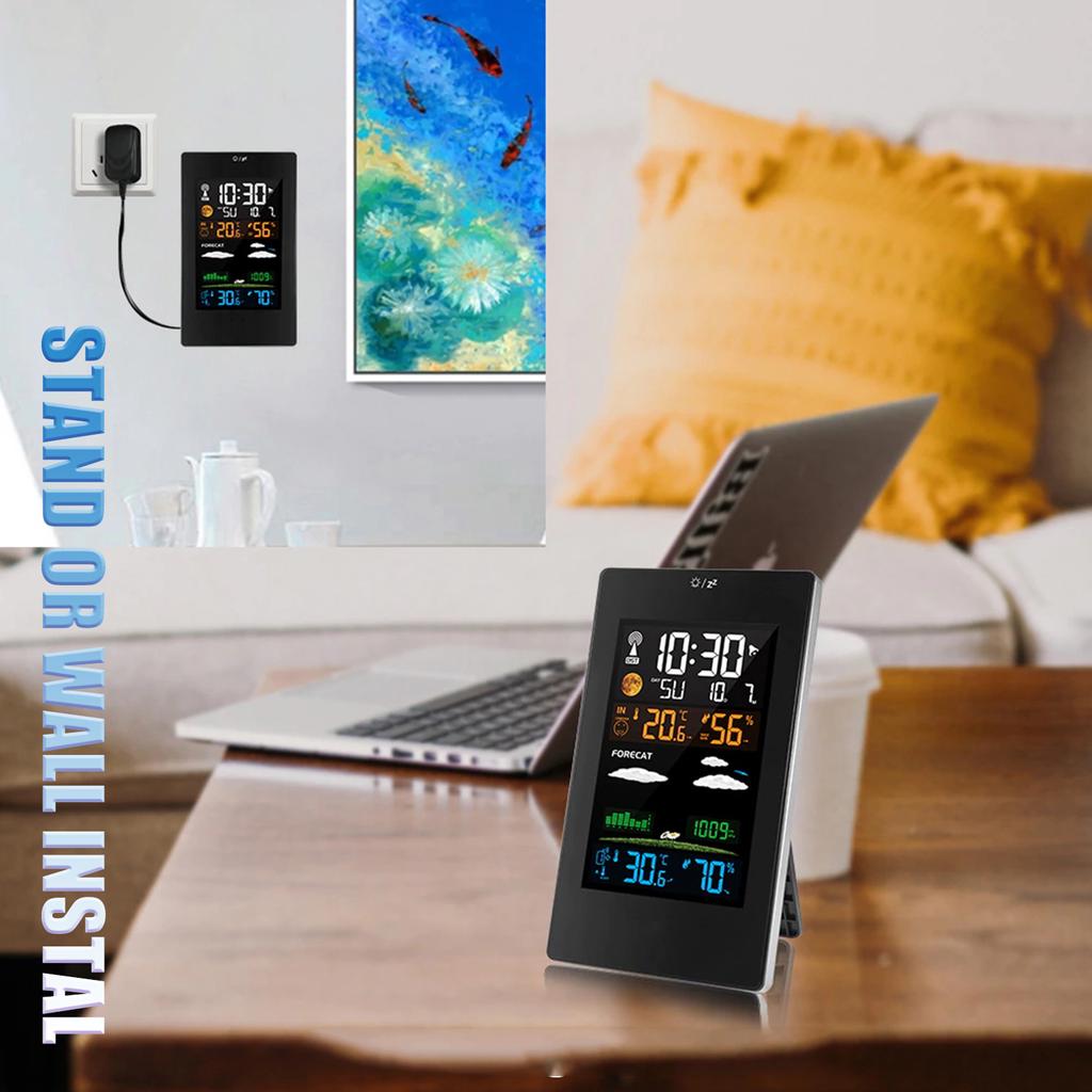 Wireless Weather Station Indoor Outdoor Weather Forecaster with Sensor Digital Thermometer