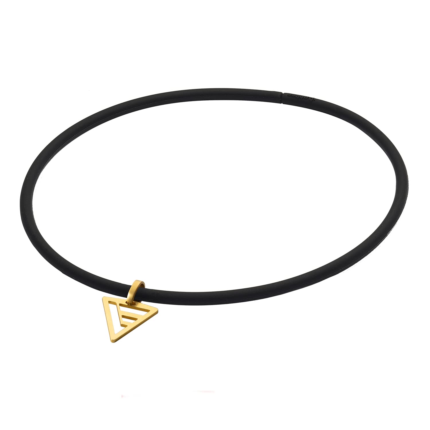 

phiten Aluminum Necklace RAKUWA Neck EXTREME Delta Gold 50cm Phiten Advanced Technology Men s Women s [Stiff Shoulders] [Stiff Neck] [Uses Metax]